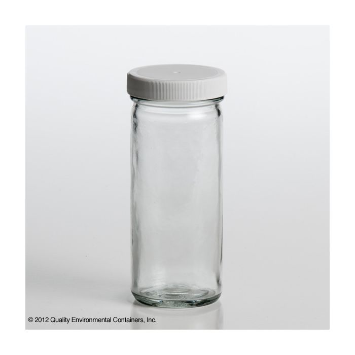 Precleaned and Certified Clear Tall Straight Sided Wide Mouth Jars